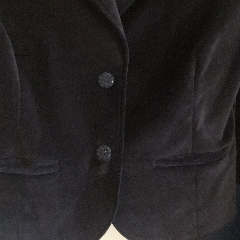 Caslon Black Velvet Blazer - Picture 3 of 7